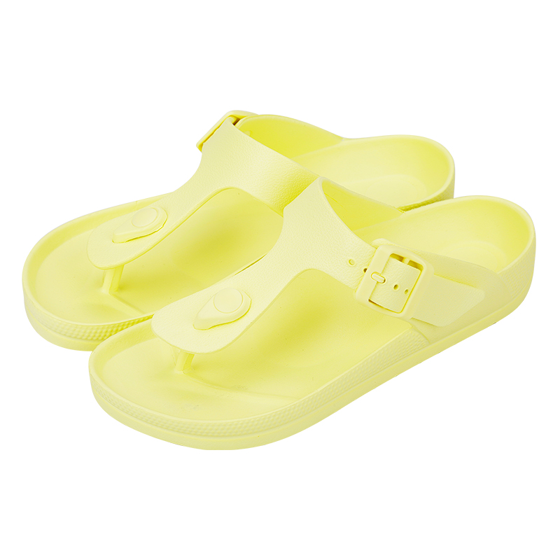 HOTMARZZ EVA нескользящие шлепанцы унисекс желтые, цвет Yellow — фото 3