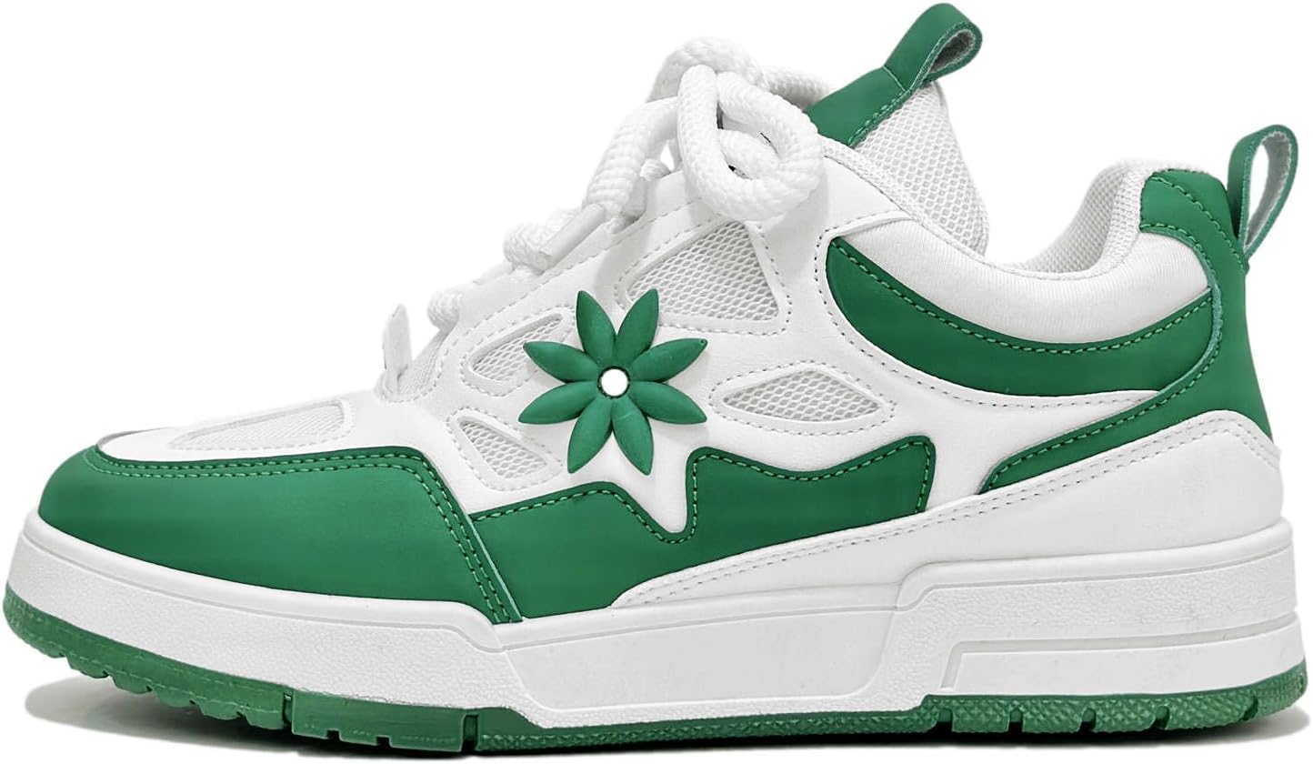 

Мужские кроссовки Exusiai с массивной подошвой, модные, дышащие, нескользящие, для ходьбы, занятий спортом, школы, тенниса и путешествий, зеленый