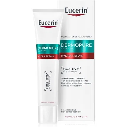 Крем для лица Dermopure Clinical Hydra Repair Увлажняющий 40 мл Eucerin, Белый