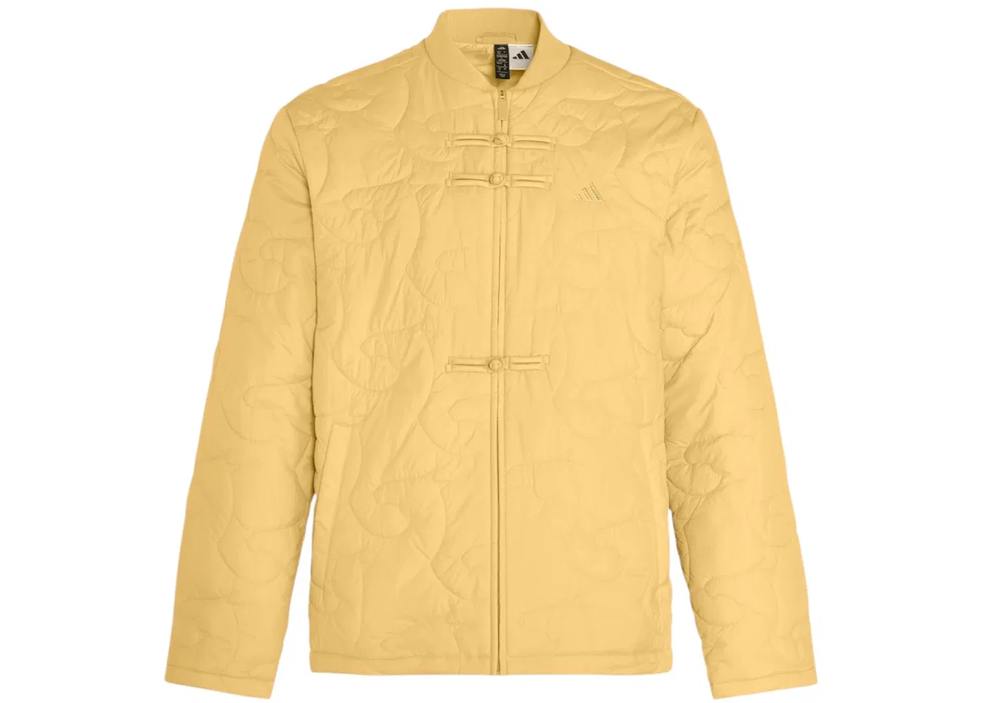 Мужская куртка с принтом Adidas CNY Modern Padded Chinese Style Jacket, Oat