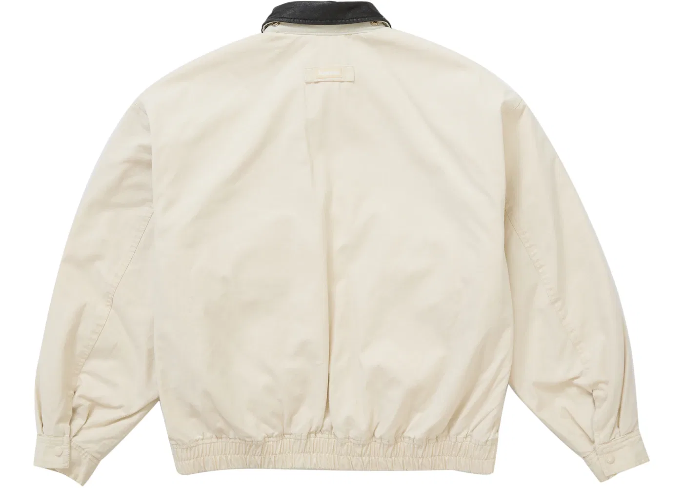 Мужская куртка-утилитар с воротником из кожи Supreme Jacket (FW24), Stone — фото 3