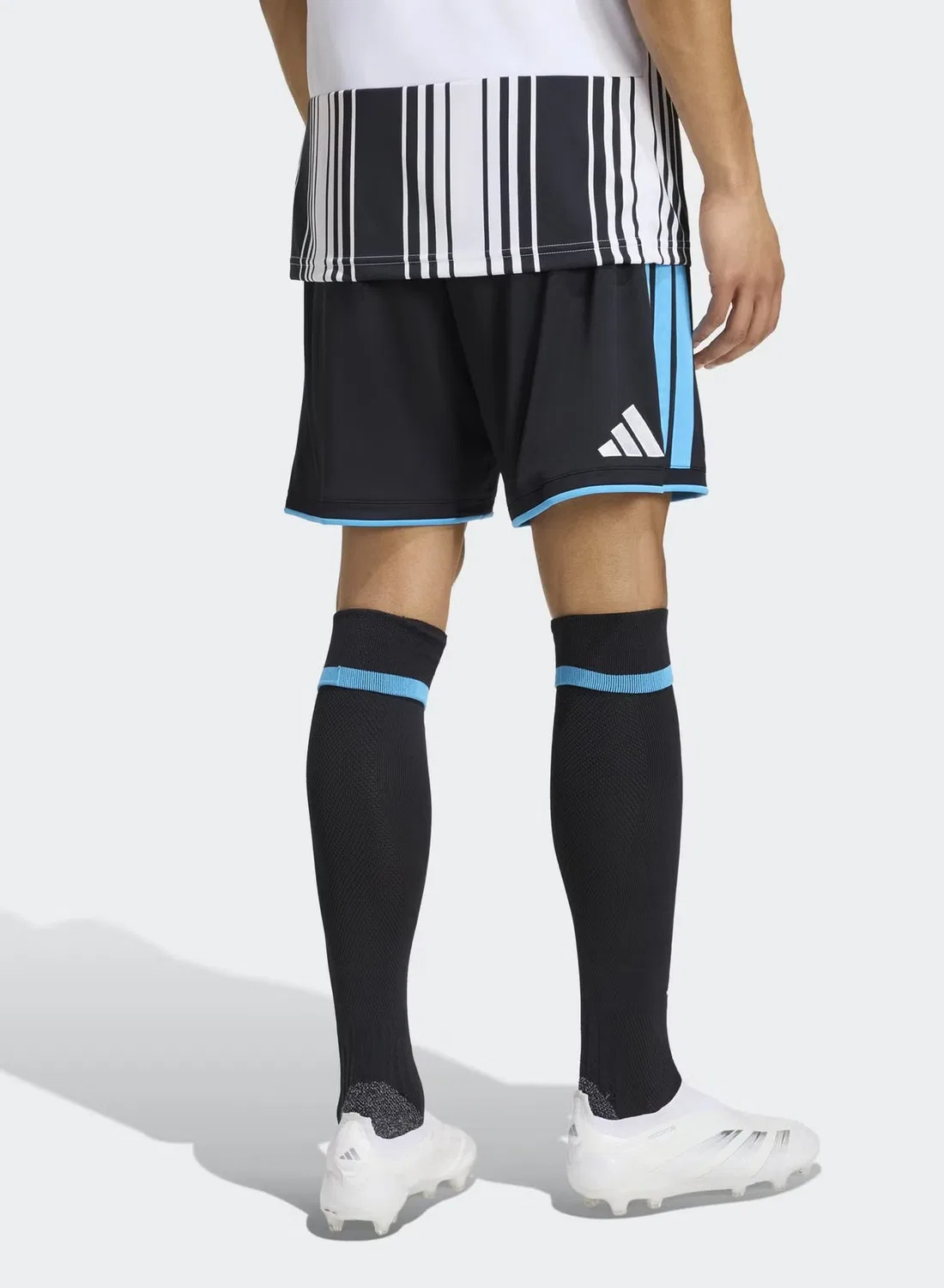 Шорты спортивные с технологией Climacool Newcastle United FC Adidas, черный — фото 2