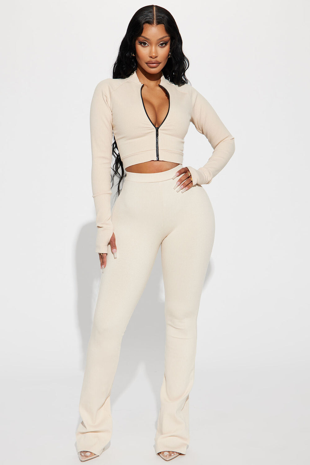 

Брюки Fashion Nova P5157, кремовый, Бежевый, Брюки Fashion Nova P5157, кремовый