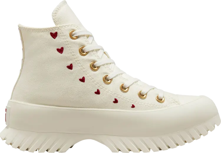 

Кроссовки Converse Wmns Chuck Taylor All Star Lugged 2.0 Platform High Valentines Day 2023, кремовый, Бежевый, Кроссовки Converse Wmns Chuck Taylor All Star Lugged 2.0 Platform High Valentines Day 2023, кремовый