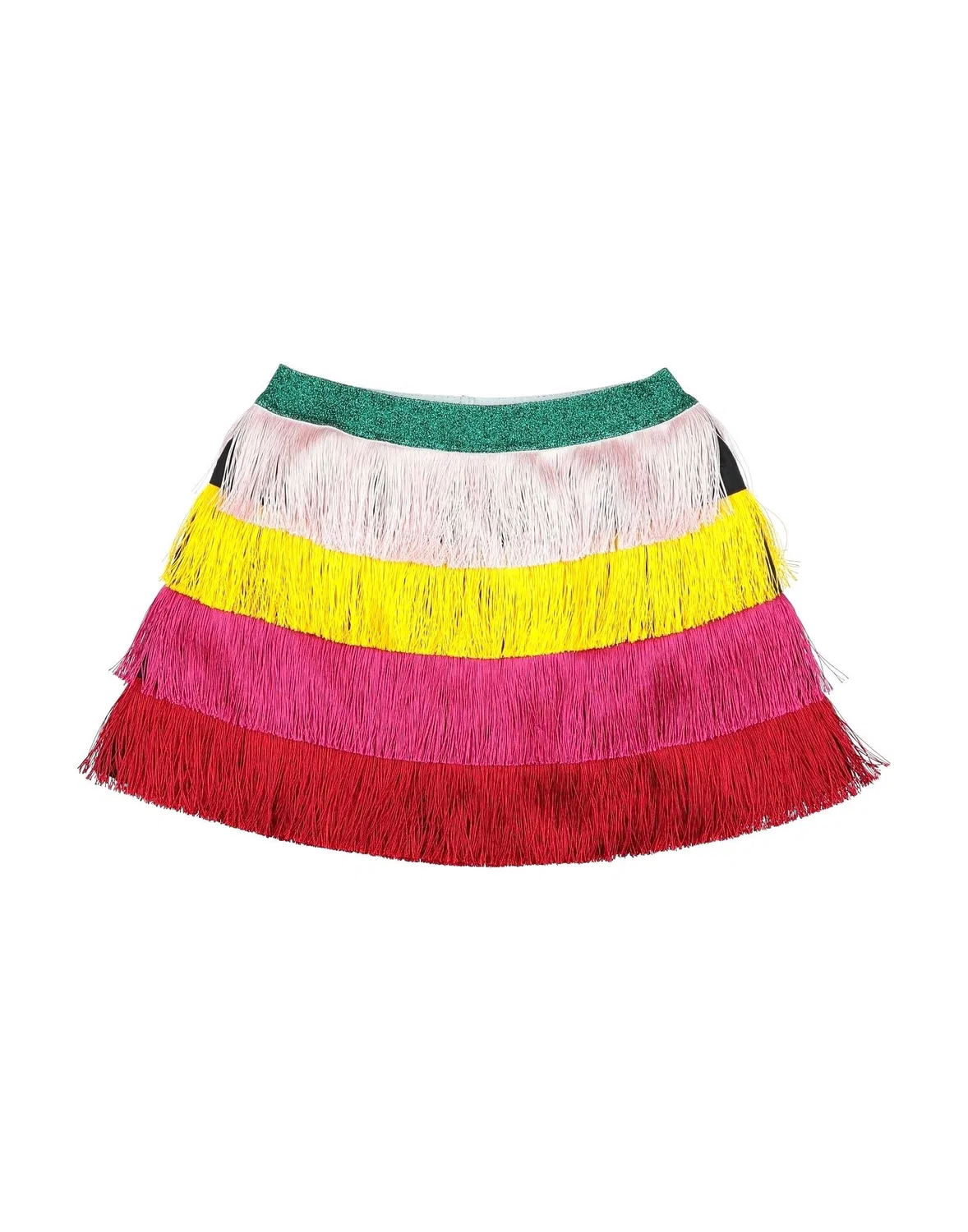 Детская юбка для девочек с блестками Stella Mccartney Kids, красный