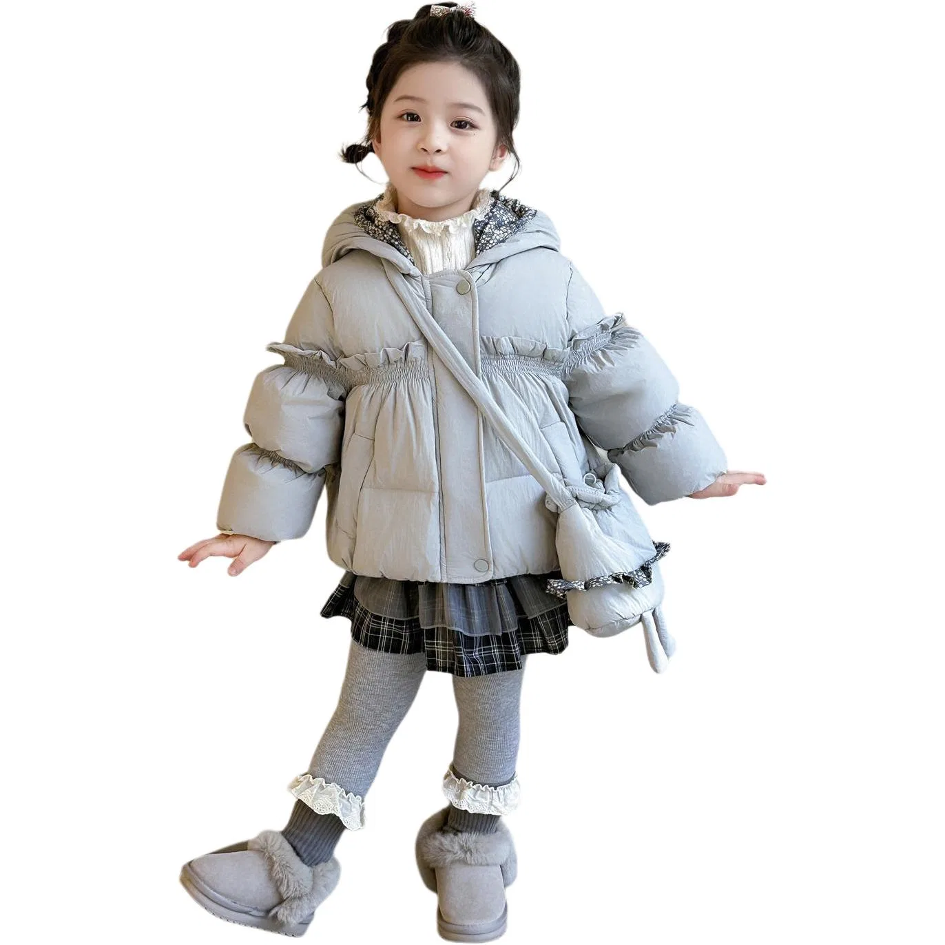 Детское пальто для девочек Blue Coat PLANDOO