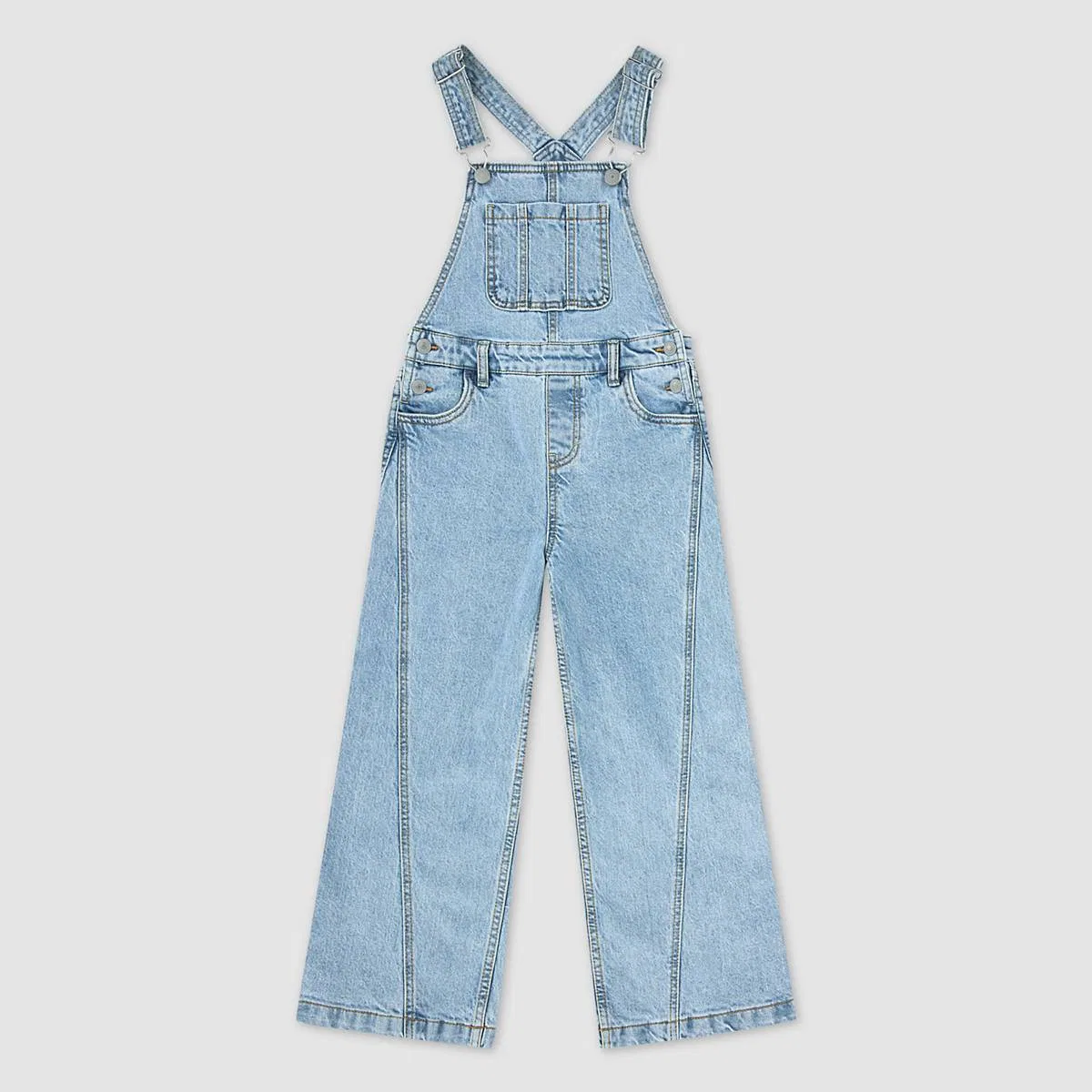 Комбинезон-Карго для девочек 2-4 лет Levi's, Far And Wide - Light Wash