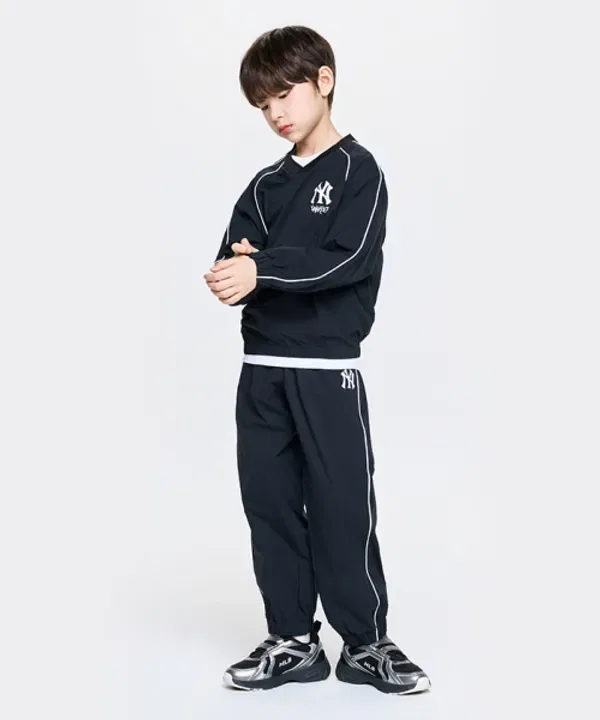 Костюм из 3 предметов Street Basic Woven Mlb Kids, черный — фото 4