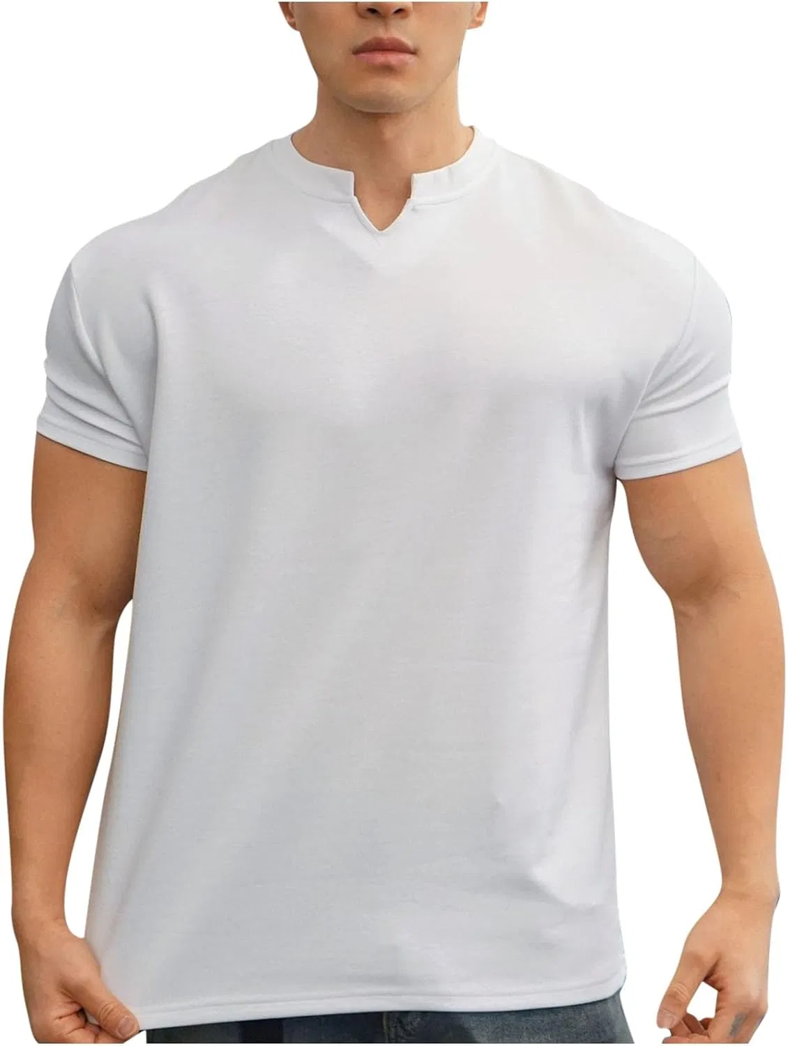 Мужская футболка с круглым вырезом Oversize T Shirts, White