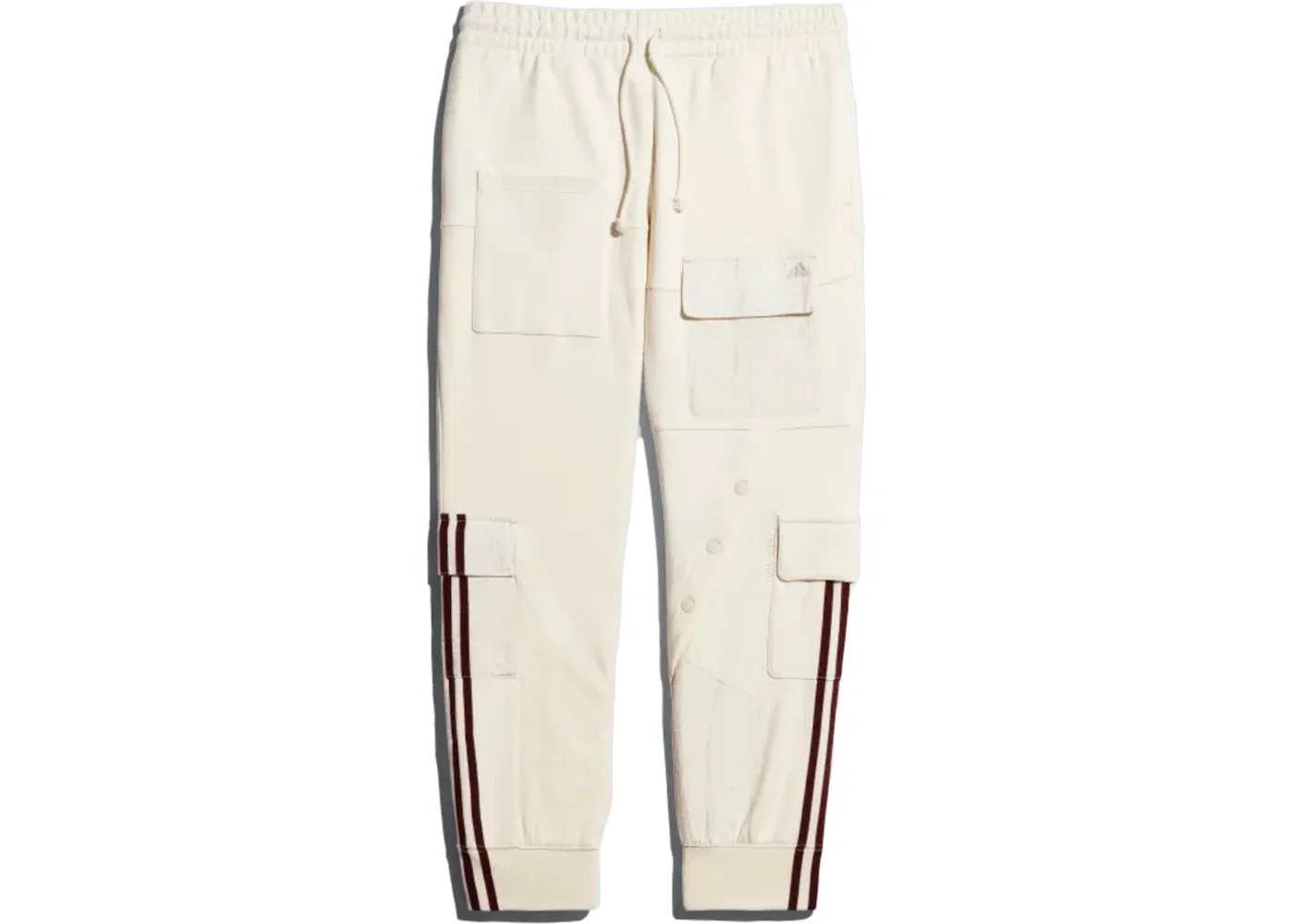 Детские спортивные штаны-карго с принтом Sweatpants Adidas, Ecru Tint/Maroon