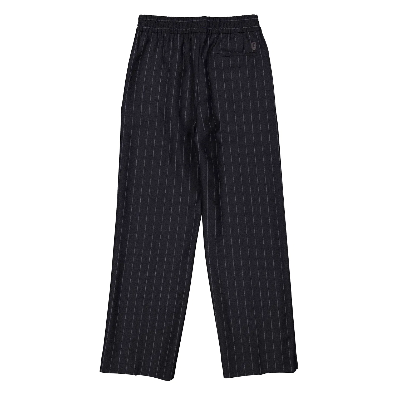 Брюки классические из шерсти в полоску Pinstripe Wool Tailored Trousers Burberry, Slate/Cobble — фото 3