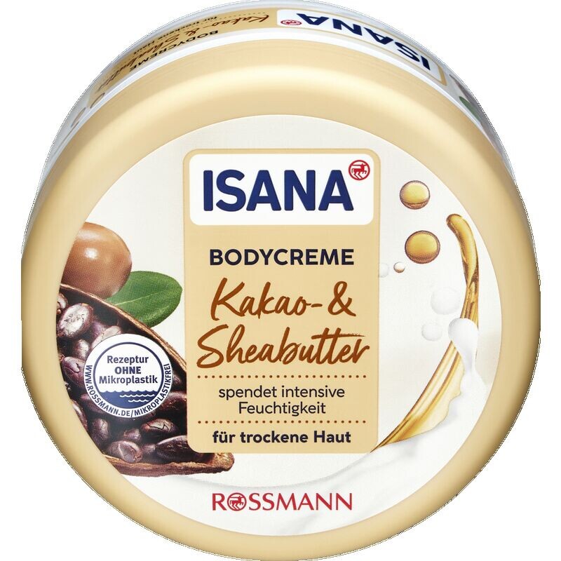 

Крем для тела какао и масло ши ISANA, 500 ml
