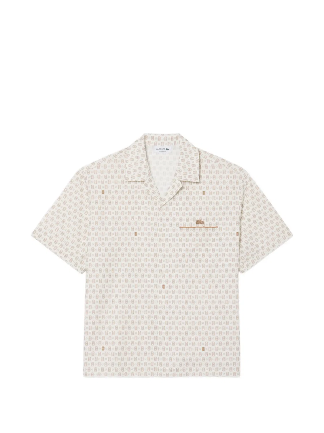 Рубашка с теннисным принтом Lacoste, нейтральные