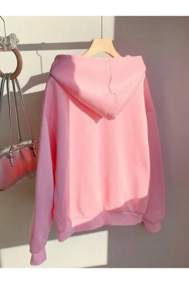 Детское для девочек свитшот с принтом California Morning Kids, Pink — фото 3