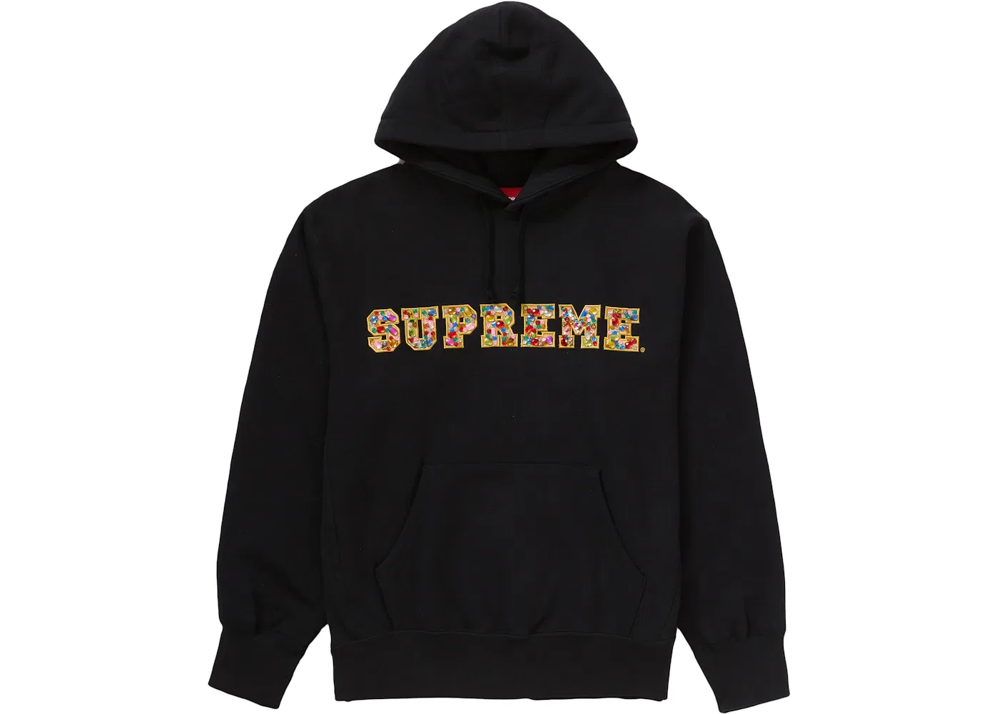 Мужской свитшот с капюшоном Supreme Hooded Sweatshirt (FW20), Черный