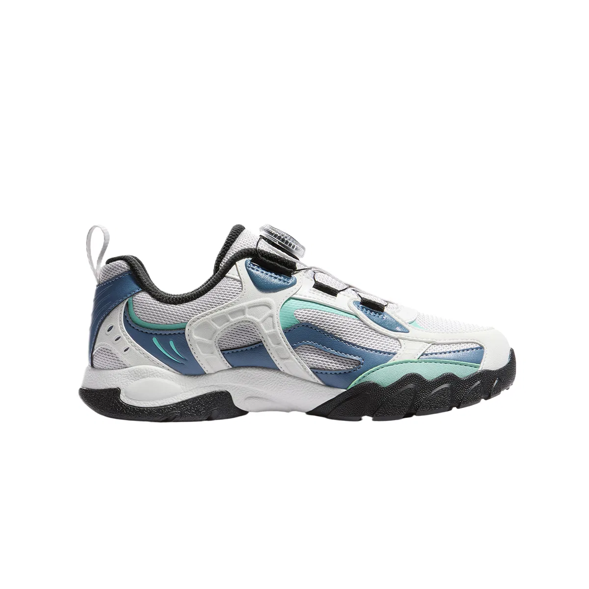 Детские кроссовки для бега с ретро-дизайном Heritage FILA KIDS, Rain Mist Gray/Ceramic Blue — фото 3