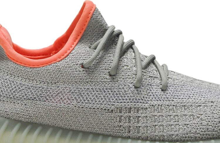 Кроссовки Adidas Yeezy Boost 350 V2 Kids 'Desert Sage', зеленый — фото 3