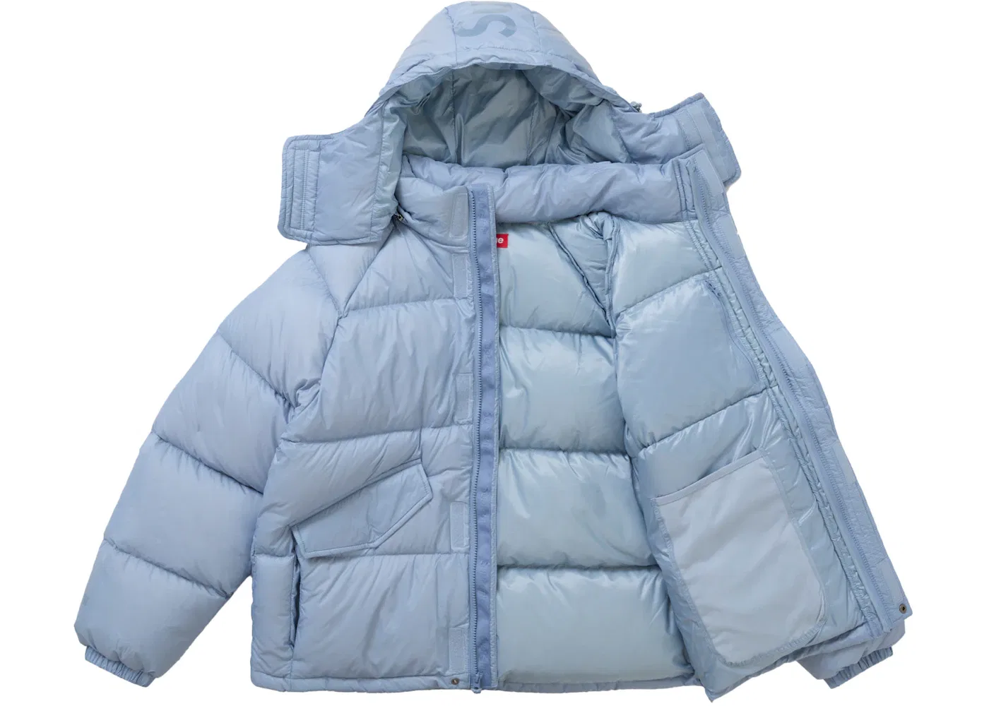 Мужская куртка-пуховик легкая с наполнителем 700 Fill Down Supreme, Light Blue — фото 2
