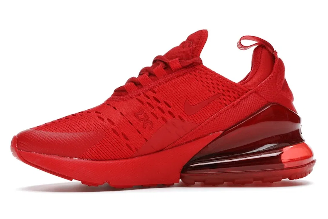 Детские кроссовки Lifestyle с длинным рукавом Nike Air Max 270, University Red/University Red/Black — фото 3