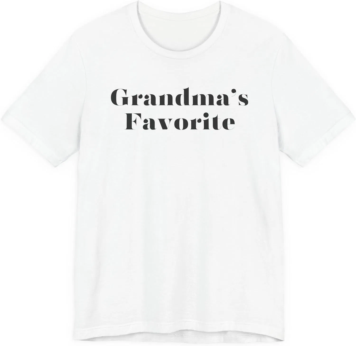 Женская футболка с принтом Grandma's favorite Bella+canvas, White