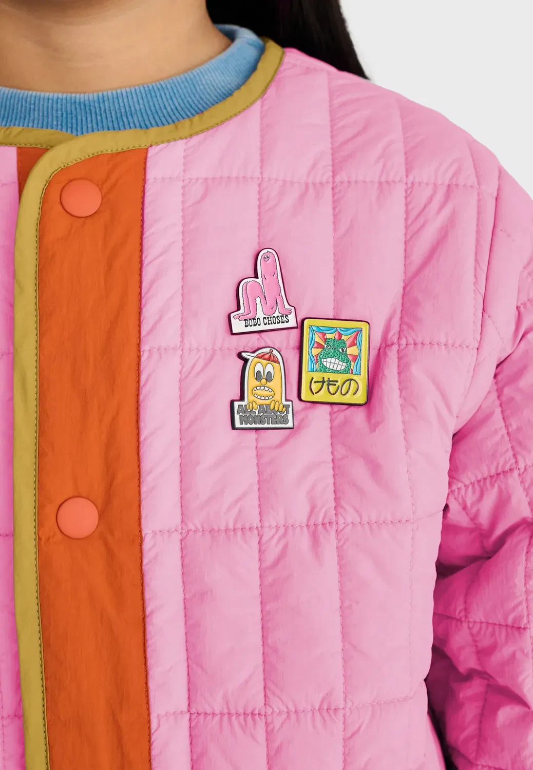 Куртка Booo bo choses унисекс - легкая куртка Bobo Choses, Light Pink — фото 3