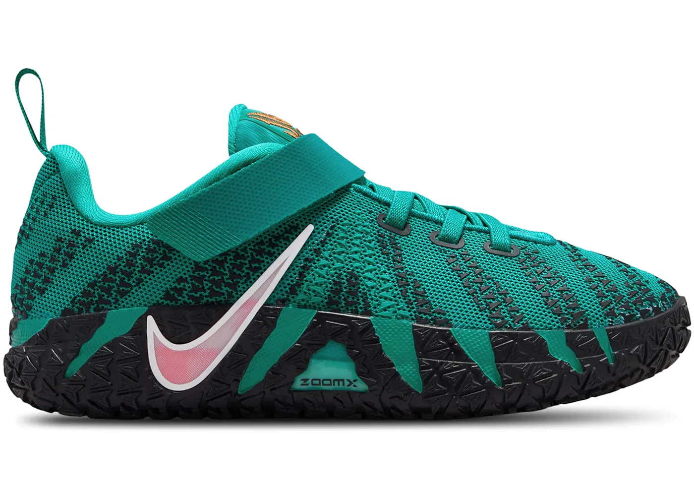 Детские кроссовки для активного отдыха Nike Ja 3, Turbo Green/Black/White/University Red