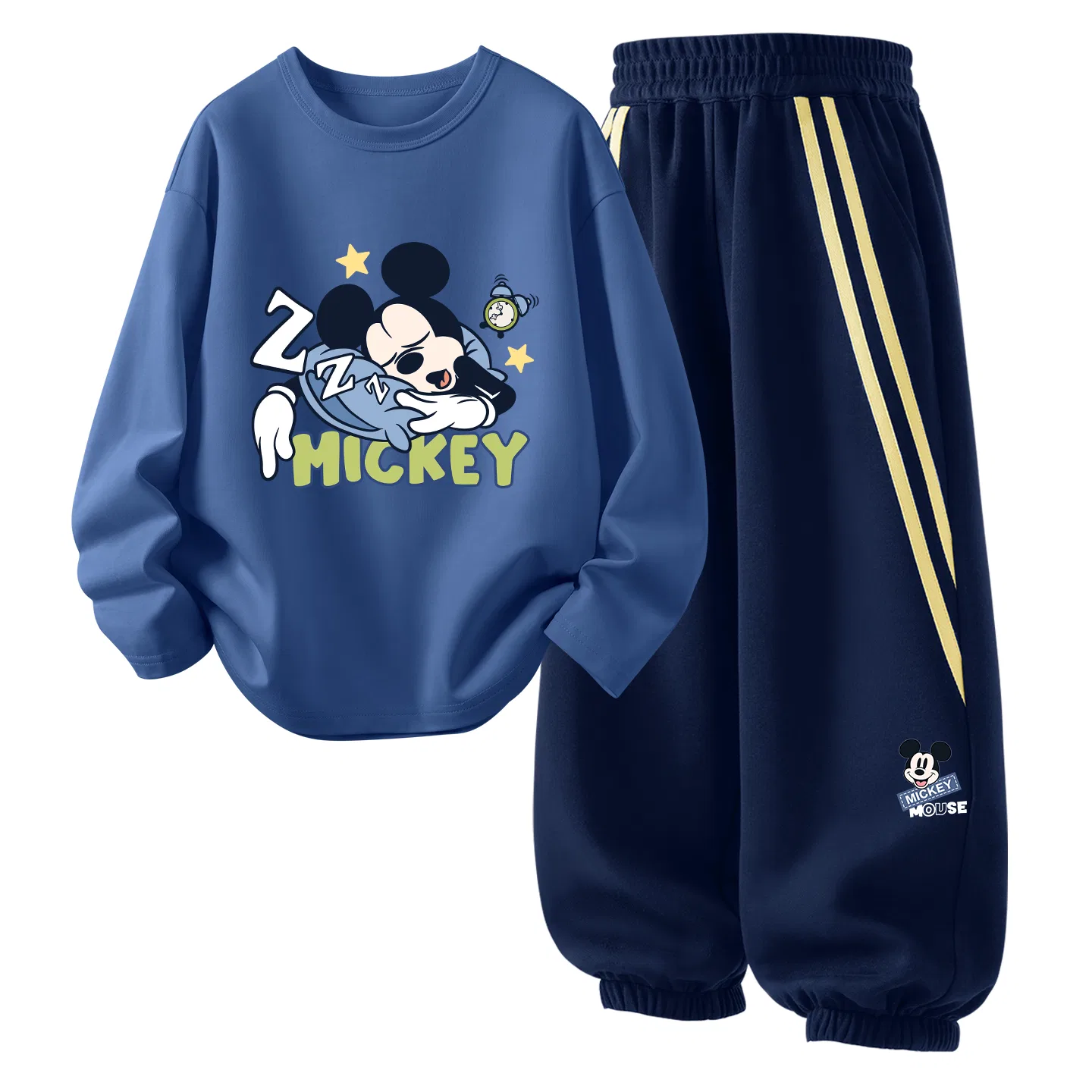 Детский спортивный комплект с принтом, Disney, Restful Wonder Gray Blue+Happy Wonder K_Right Side Hidden Navy
