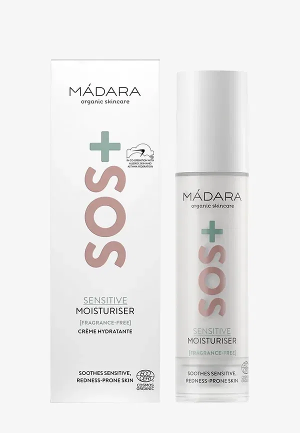 Крем для лица успокаивающий Sos+ sensitive moisturiser MaDara, 50 мл MáDara