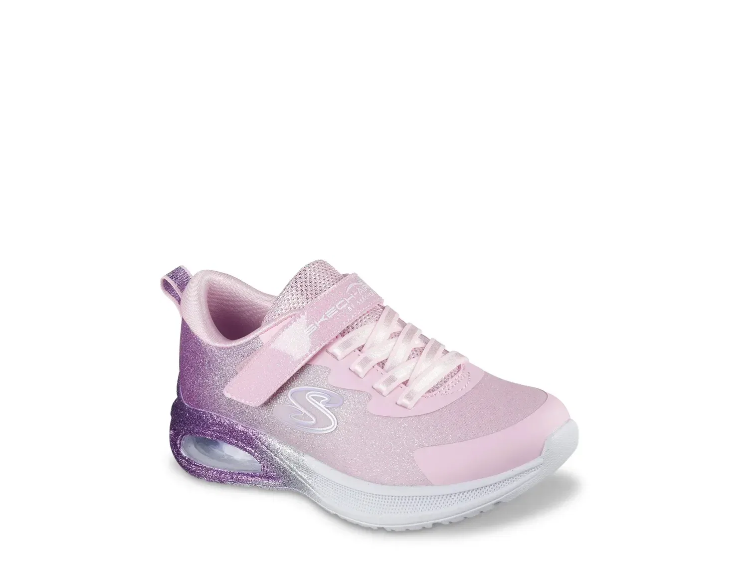 Кроссовки с блестками Microspec Max Advance Glitz Gala, Skechers, светло-розовый