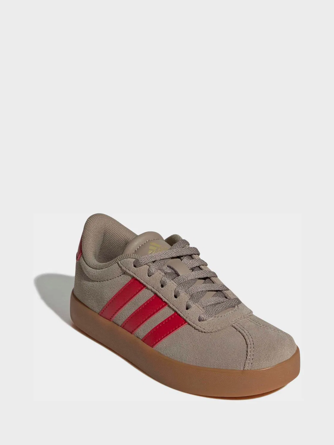 Кроссовки VL Court 3.0 adidas, коричневый/красный — фото 3
