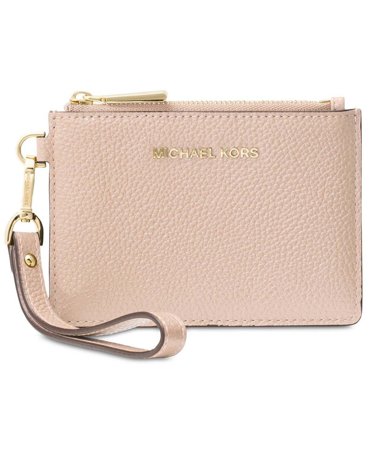 

Кожаный кошелек для монет Michael Kors, пудровый