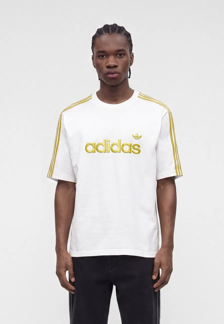 Футболка ADIDAS ORIGINALS 'LNR' белого цвета — фото 2