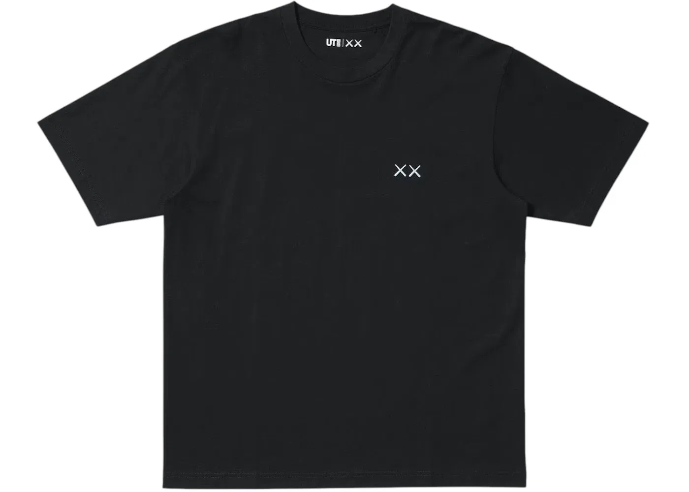 Мужская футболка с графическим принтом KAWS UNIVERSE UT Uniqlo, черный