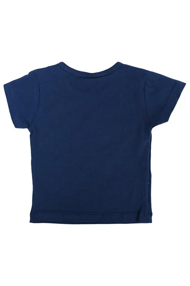 Детская футболка с принтом Sunshine Bebelop, Navy Blue — фото 4