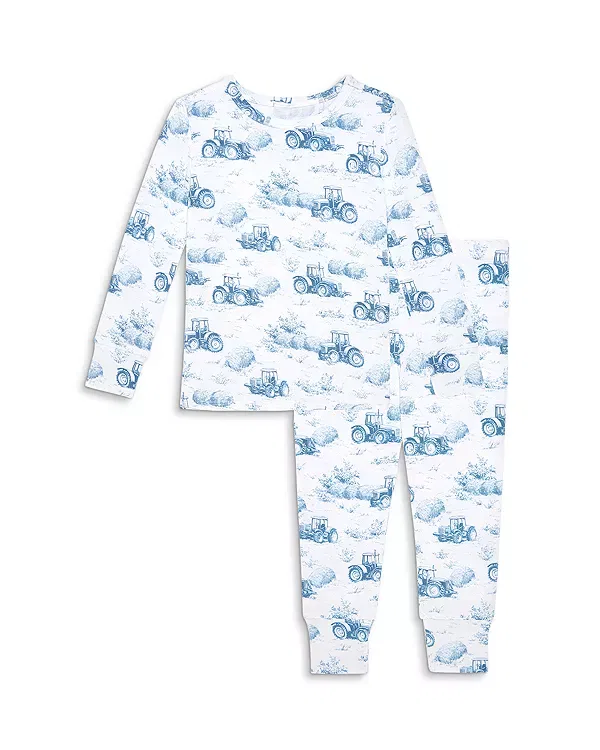Детское пижамное комплект для мальчиков Hudson Classic Pajama Set Posh Peanut, синий