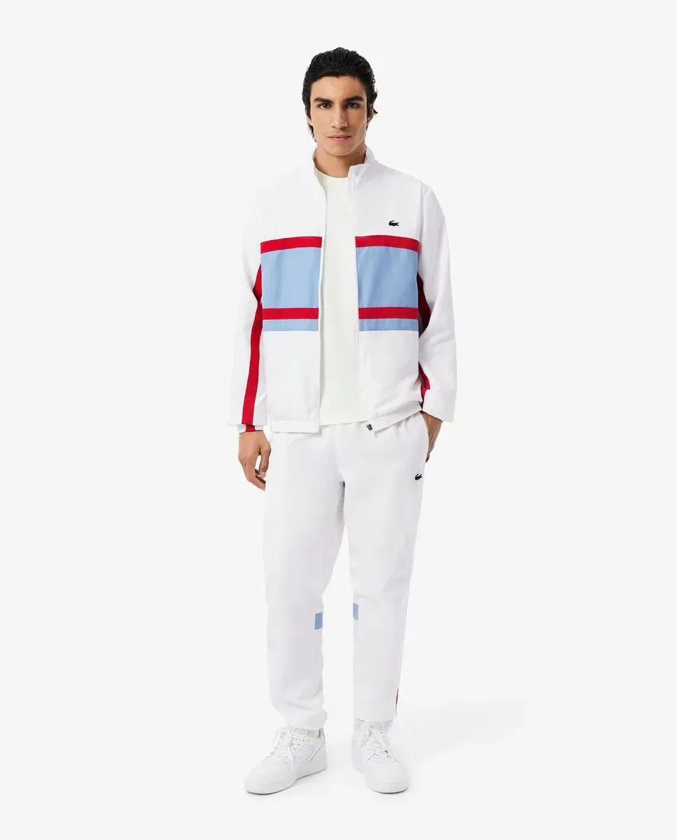 Мужской спортивный костюм с принтом Lacoste, Blanco
