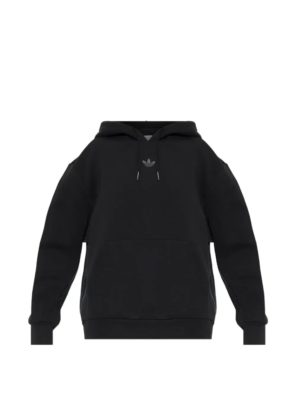 Толстовка с капюшоном и шнурком с логотипом Adidas, черный