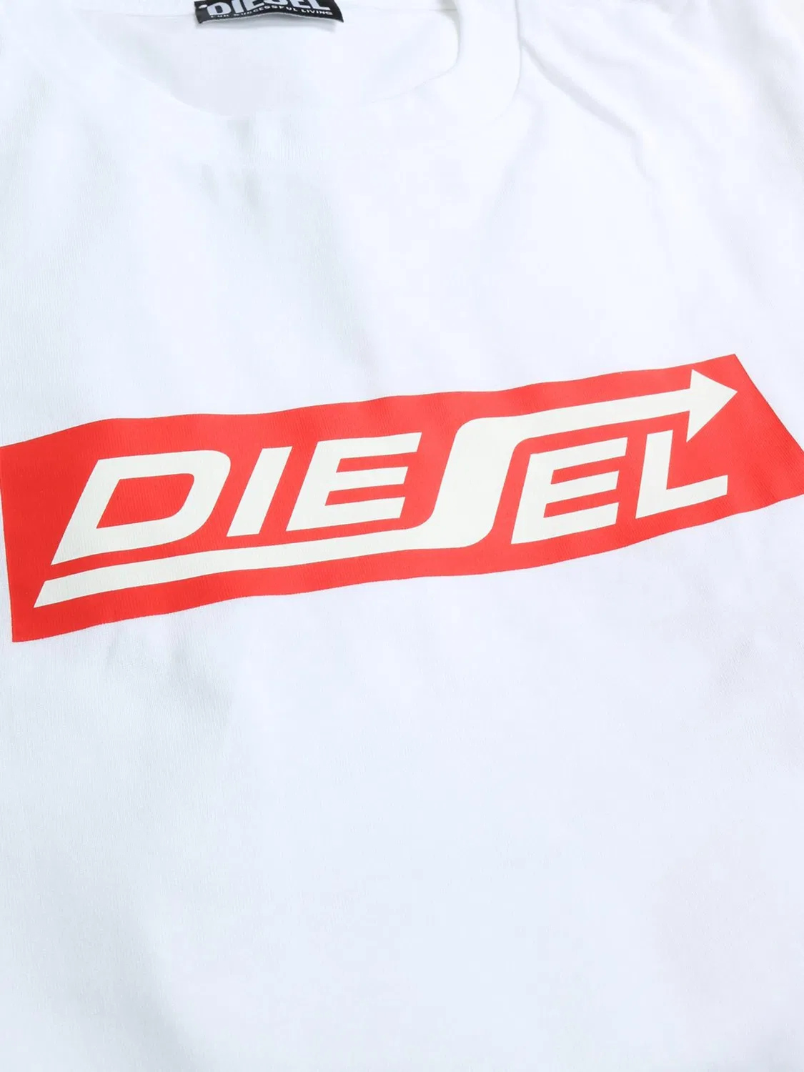 Футболка Diesel T-Just 250115 белого цвета — фото 2