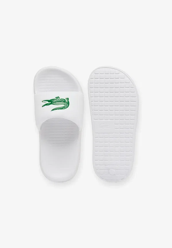 Шлепанцы Lacoste, белый/темно-зеленый — фото 3