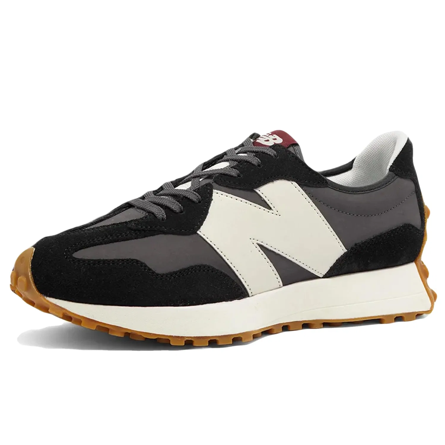 Детские кроссовки для мальчиков с ретро-дизайном 327 Cm New Balance, Black White