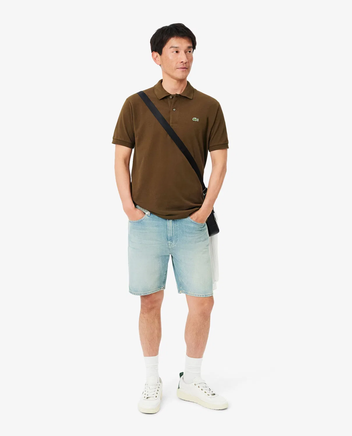 Рубашка с коротким рукавом, Polo Original Corte Clásico, Lacoste, Nuez — фото 4