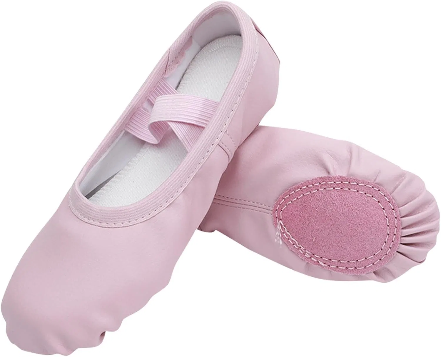 Детские балетки для девочек с мягкой подошвой, Pink