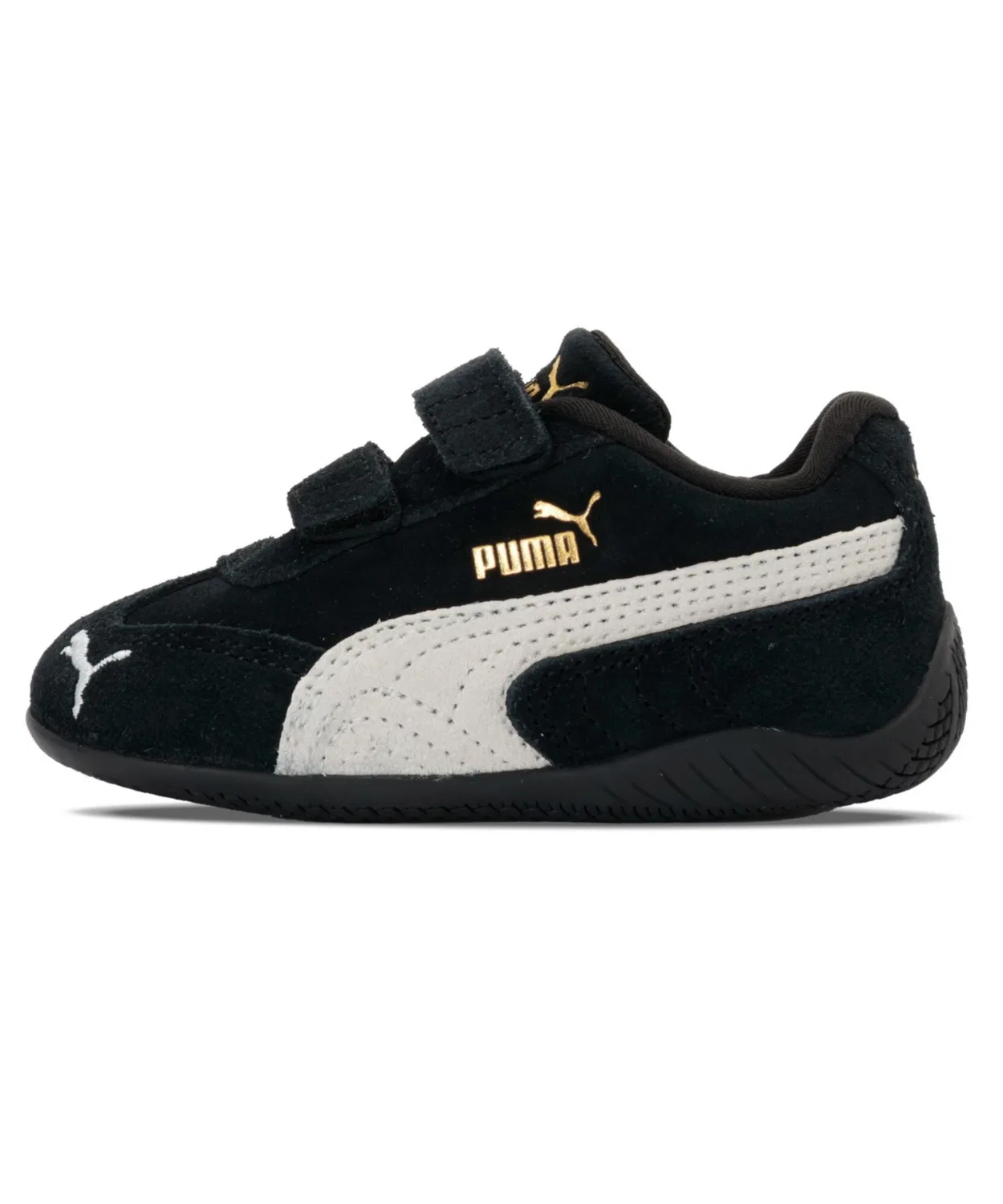 Детские кроссовки с быстрой шнуровкой Speedcat OG V PUMA, Black/White