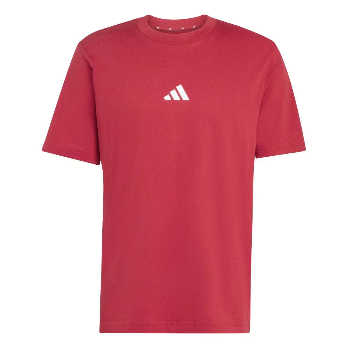 Мужская футболка, Essentials, adidas, бордовый — фото 2