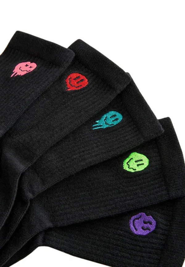 Носки 5 пар хлопковые Sport Socks Five Pack Next Black Smiley, черный — фото 2