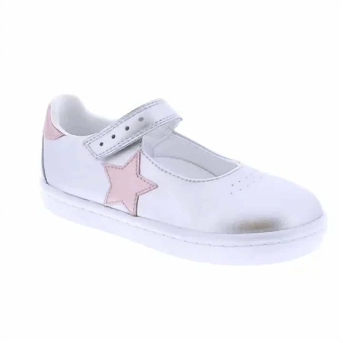 Детские туфли Мэри Джейн Stella Footmates, Silver/Rose