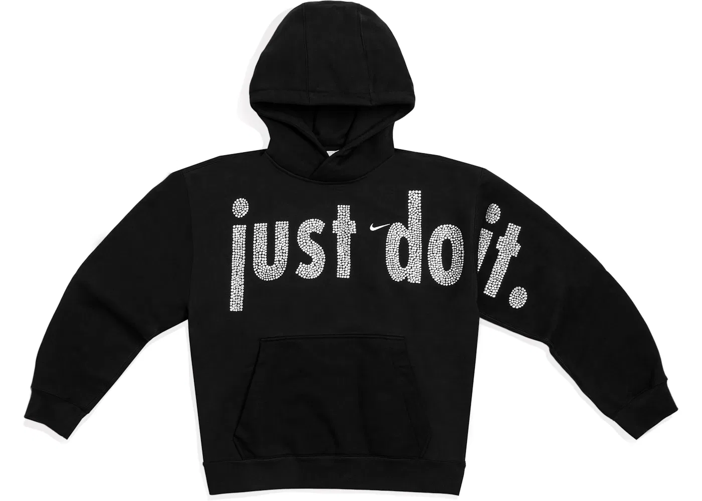 Мужская худи с кристаллами Cactus Plant Flea Market Crystal Just Do It Hoodie Nike, Black