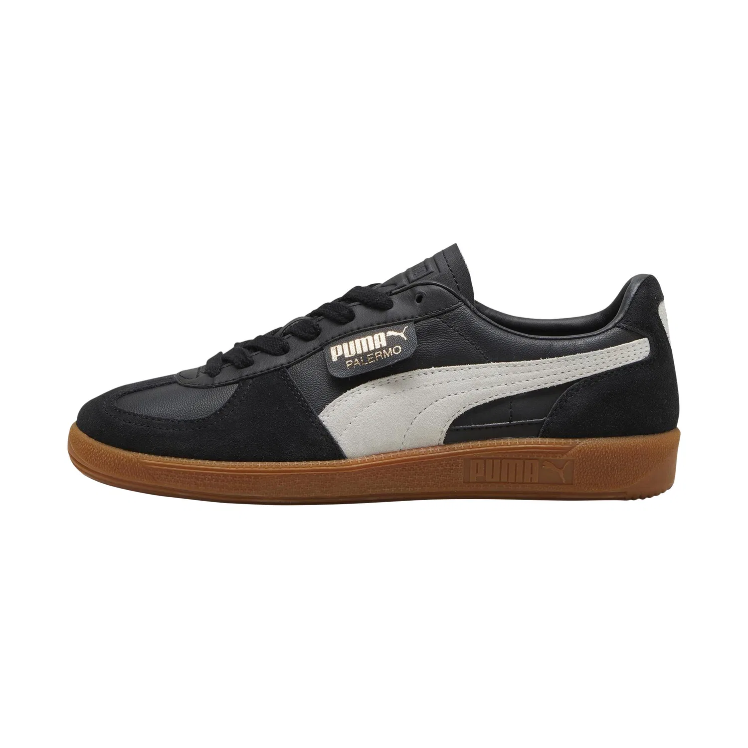 Детские кожаные кроссовки Puma Palermo, Цвет Schwarz