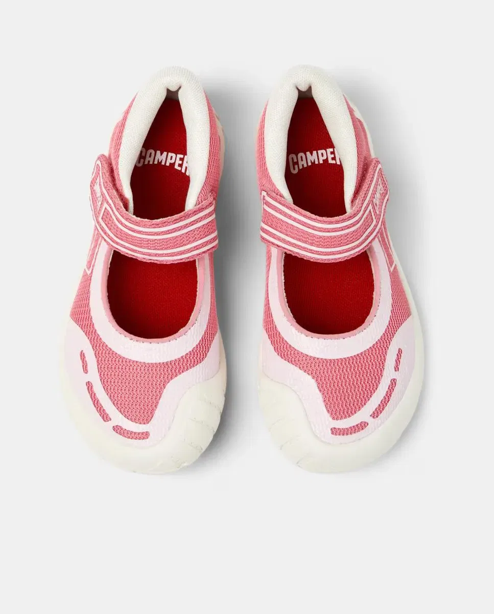 Балетки детские Camper Path Camper, переработанный полиэстер, Rosa — фото 3
