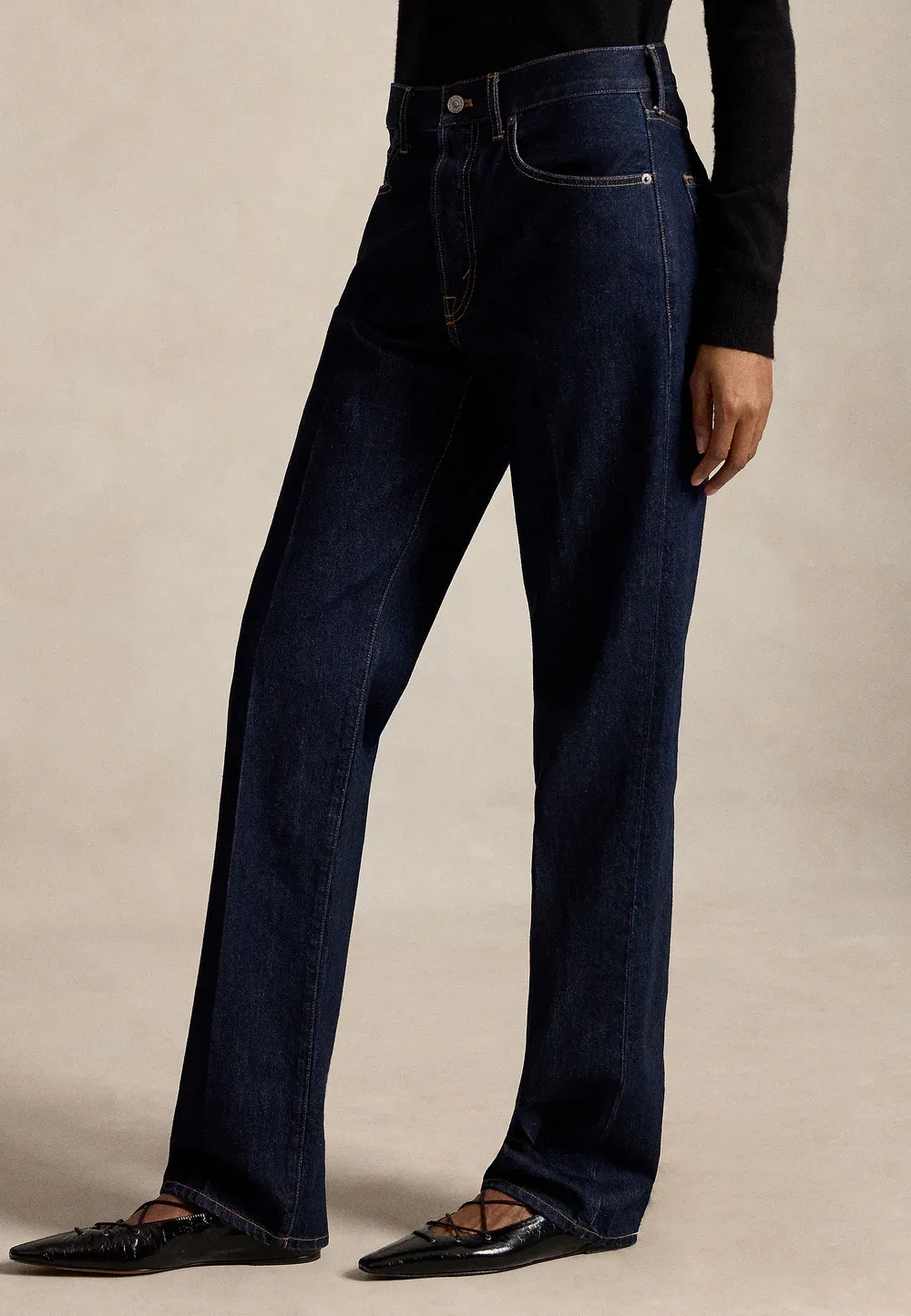 Свободные прямые джинсы - джинсы прямого кроя Polo Ralph Lauren, Cassis Wash — фото 4